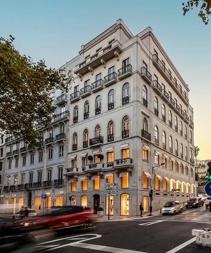 Elegant corporate office building in central Lisbon, home of Harland & Poston Group