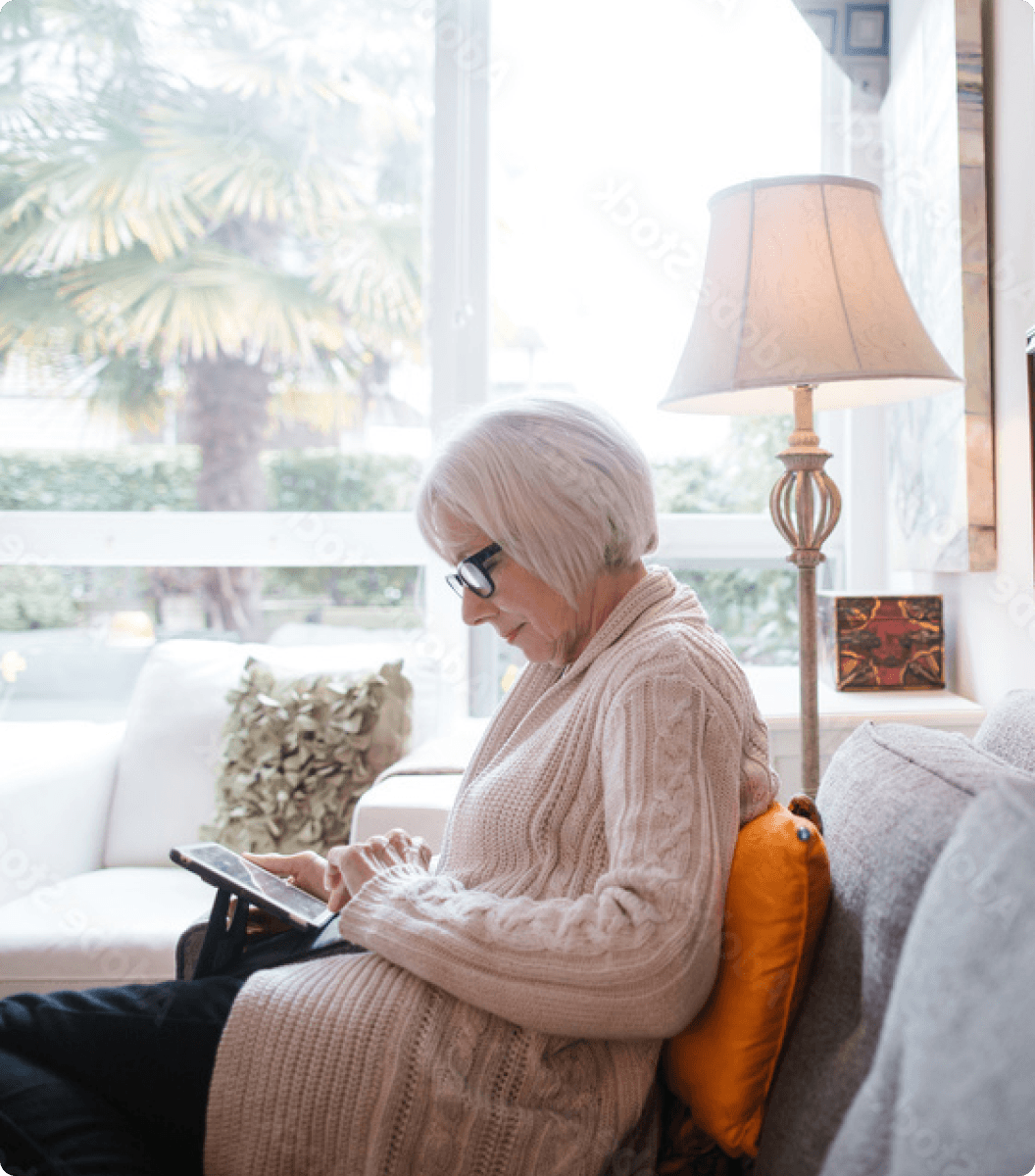 Section image with text block