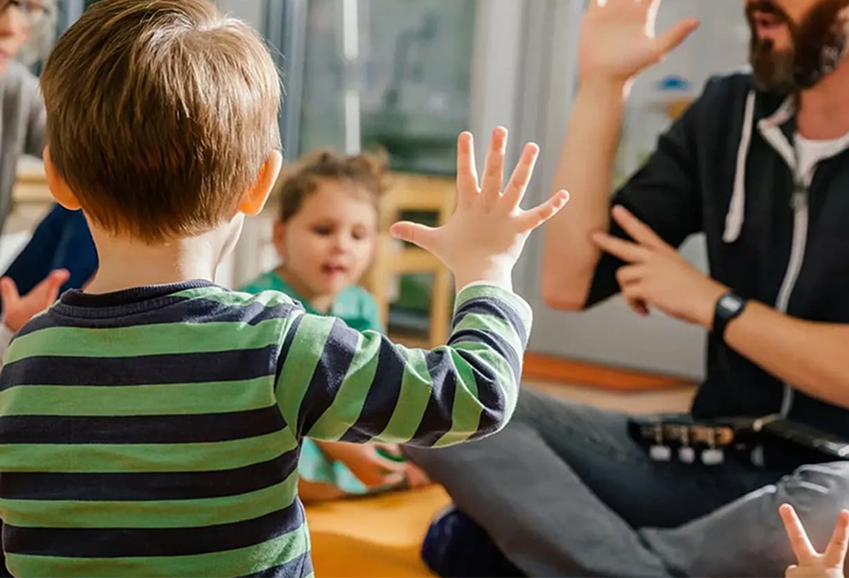 Numbered text image in section tab links